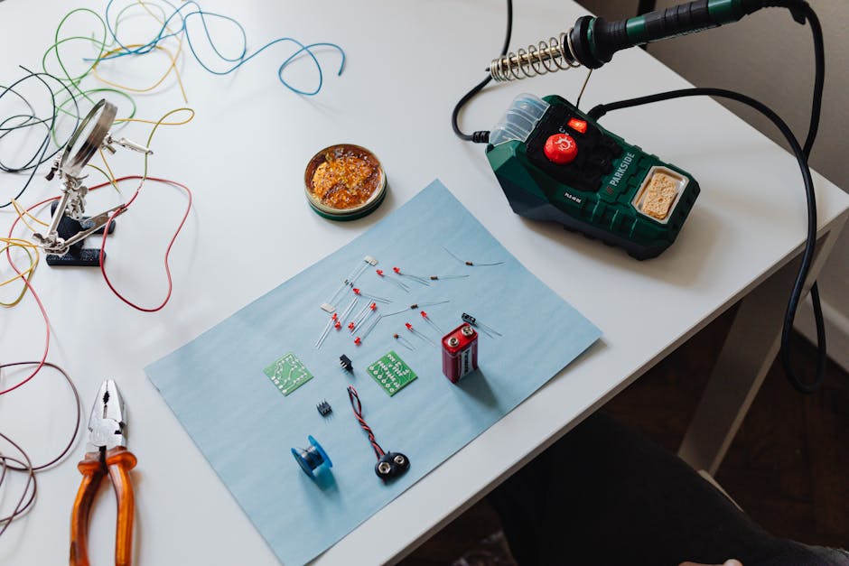 Raspberry Pi 5 board close-up DIY electronics setup workbench 2026