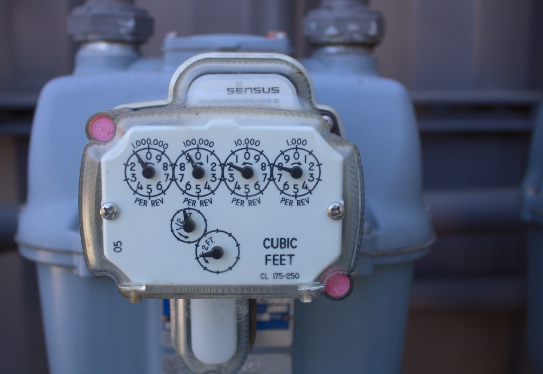 gas meter reading, Mcal usage chart, boiler settings display