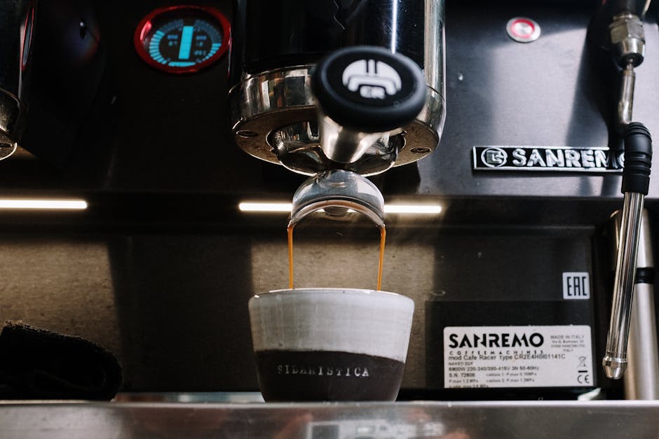 espresso shot extraction close up, coffee cost comparison chart