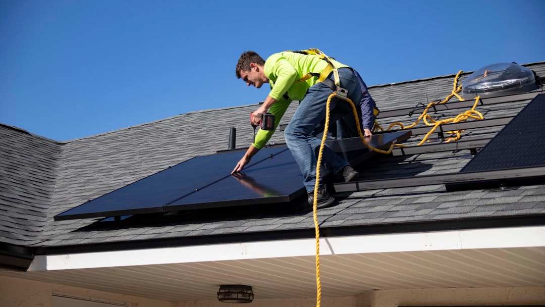 rooftop solar panel installation, residential solar array 2025